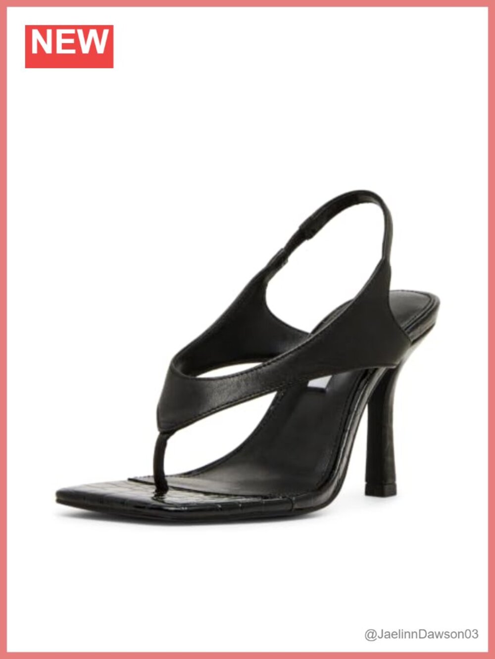 Women's Leather Slingback Heeled Sandals Party Stilettos